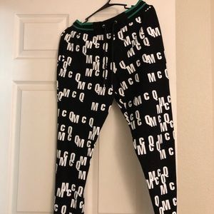 Alexander McQueen MCQ letter pattern sweatpants